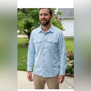 Patagonia Sky Blue Collared Shirt